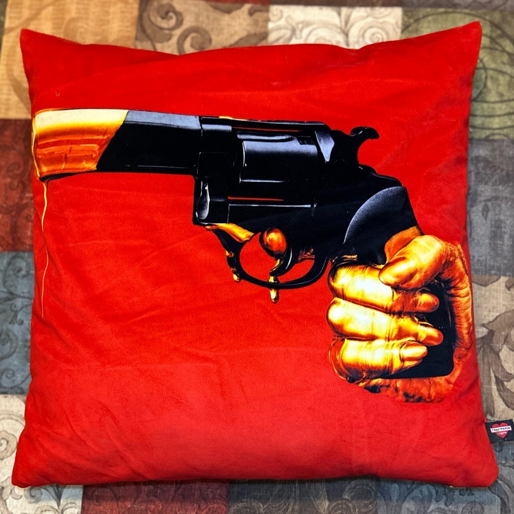 Seletti Toiletpaper Cushion Revolver